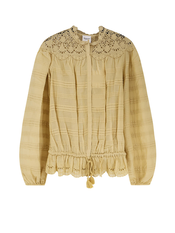 Marant Etoile Shirts - Light Ochre | 147abc1588e02838af70a7eac7736884d75108a3