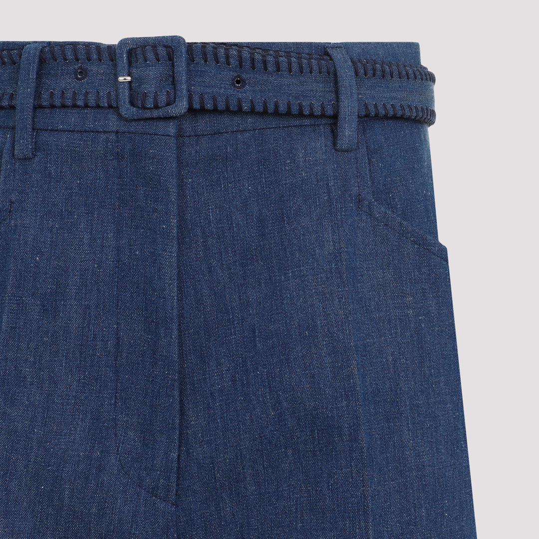 Gabriela Hearst Wide leg - Blue | 19eff89fff6e9f8f84ca965f0281b2f606faf2f6