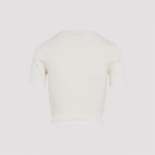 Pegaso-Embroidered Cotton T-Shirt