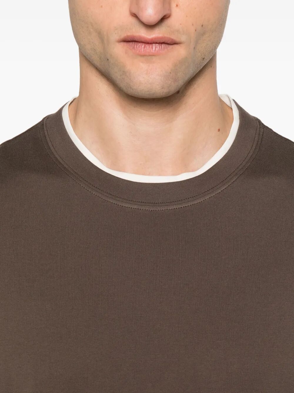 Brunello Cucinelli T-shirts - Brown | c8b4e53eee703a50e3d261675affa213715e1423