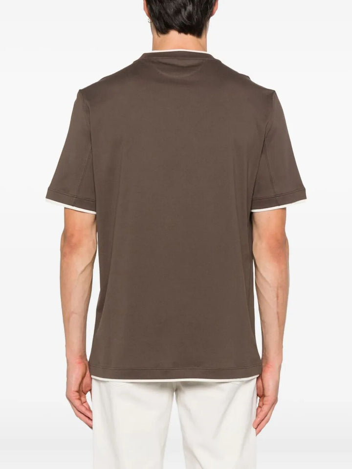 Brunello Cucinelli T-shirts - Brown | 17825a3bb5477704cc96569a3166d95926939836