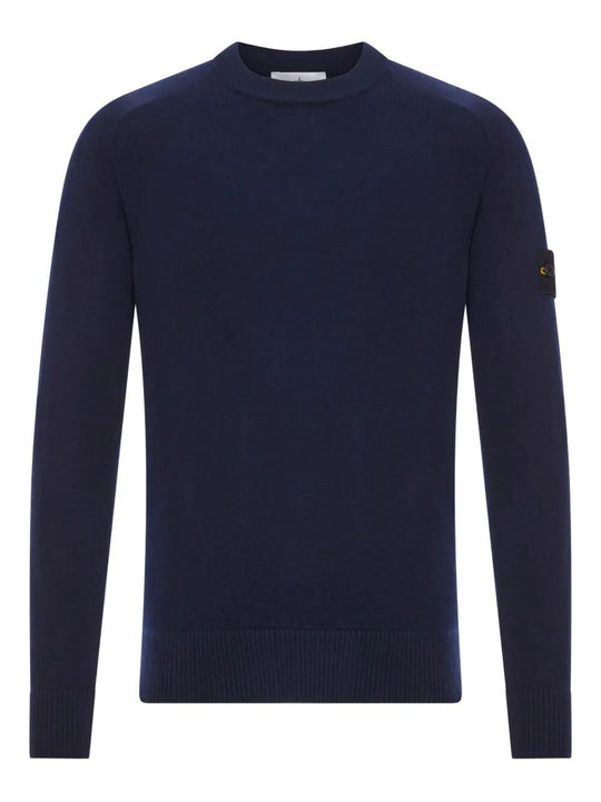 Lightweight Wool Crew Neck Sweater With Raglan Sleeves