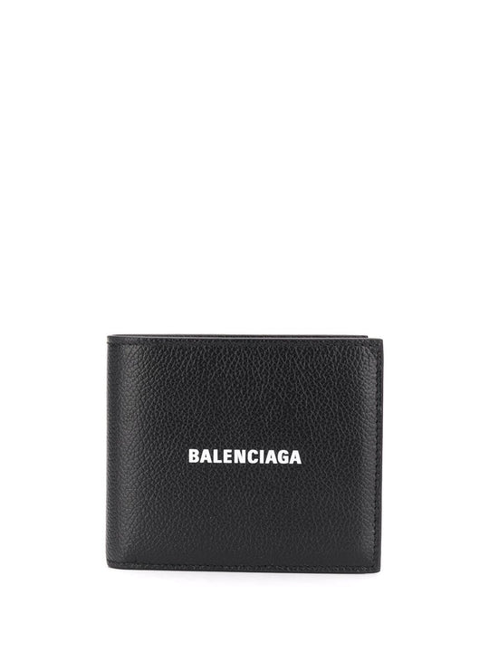 Logo-Print Squared Bi-Fold Wallet