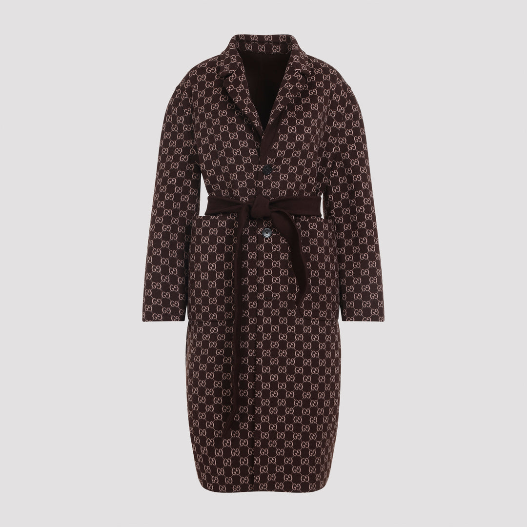 Gucci Double breasted & peacoat - Brown | 1b0500cf9cb74e3f3ba70d29e1f8b01c8172dffd