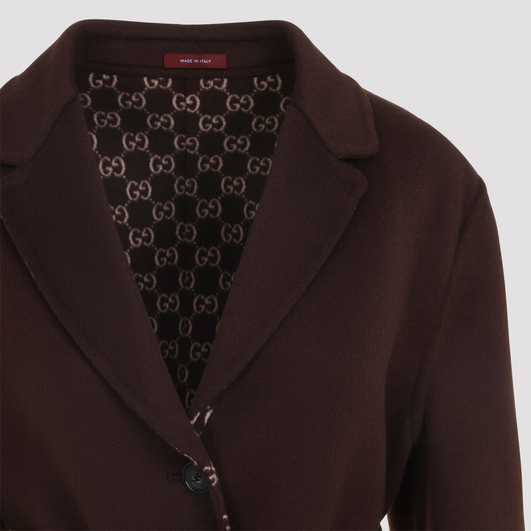 Gucci Double breasted & peacoat - Brown | 607da489b3c3b79510e6b239dfaee49d5414c633