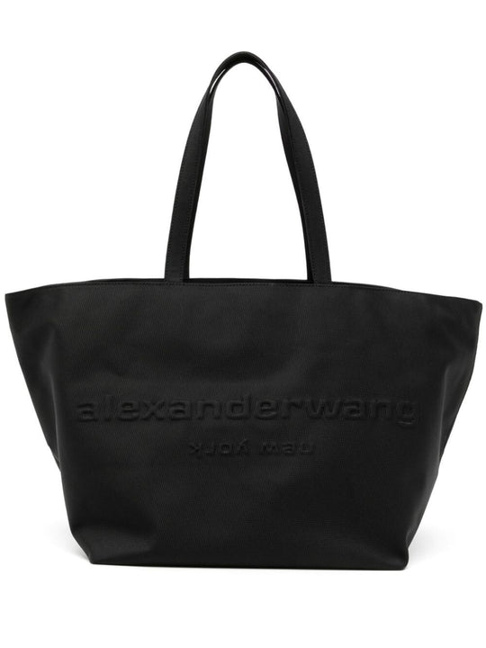 Punch Tote Bag In Nylon Canvas