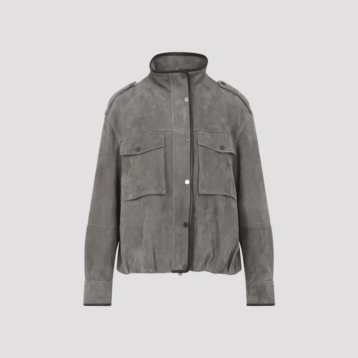 Brunello Cucinelli Jackets - Grey | dbd35a3f6c8442bcd5be9634bda149ab5e6e4f2c