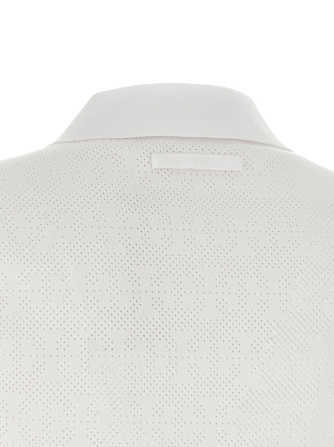 Tory Burch Pointelle Viscose  Shirt Polo - White | 7806b587eb88a4f3c2baae551dd475066c9bc79c
