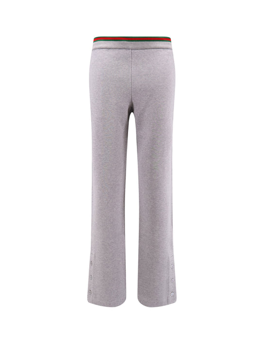 Cotton Blend Trouser With Web Detail