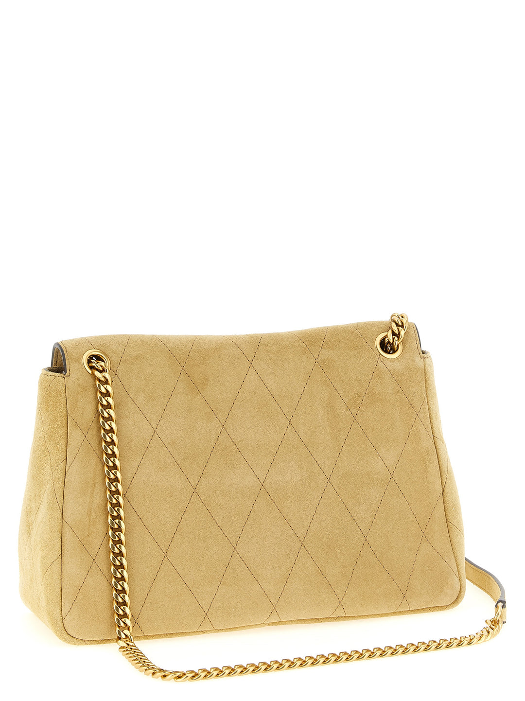 Tory Burch Charlie Shoulder Bags - Beige | 3dbf67e3796a591ba1562425f425b4c5458f9b7b