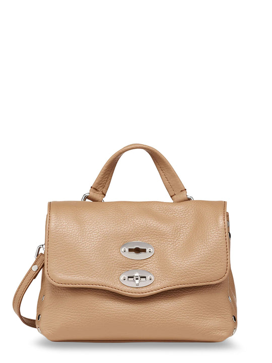 Postina Daily Baby Hammered Leather Crossbody Bag