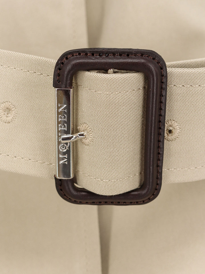 Alexander Mcqueen Coats - PALE BEIGE | a3cbaa4a79e13755970f62607c189bad68b76101