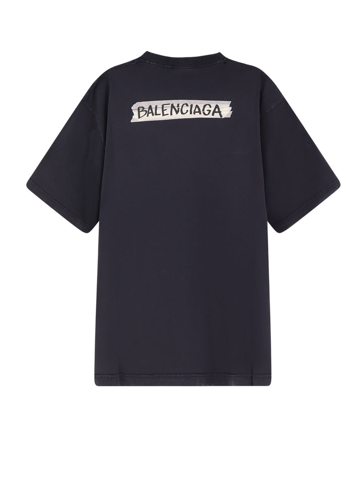 Balenciaga T-shirts and Polos - FADED WASHED BLACK | de280a59a4ff3641657d7c7c9e8a76c4696aede2