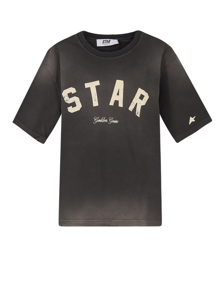 Golden Goose T-shirts and Polos - CHARCOAL | ec9bd3468399ed784abc091985d4232d99571f25