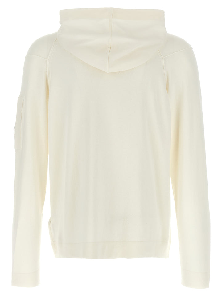 C.P. Company Sea Island Sweatshirt - White | 68e84a5e843744ec75adacb89193944bc51b4f33