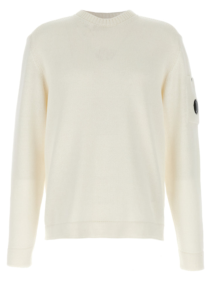 C.P. Company Mercerized Cotton Sweater Sweaters and Cardigans - White | 5971d1ebed8cc906a807177cc24b49e0b2546984