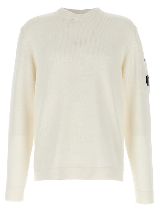 Mercerized Cotton Sweater Sweaters And Cardigans White
