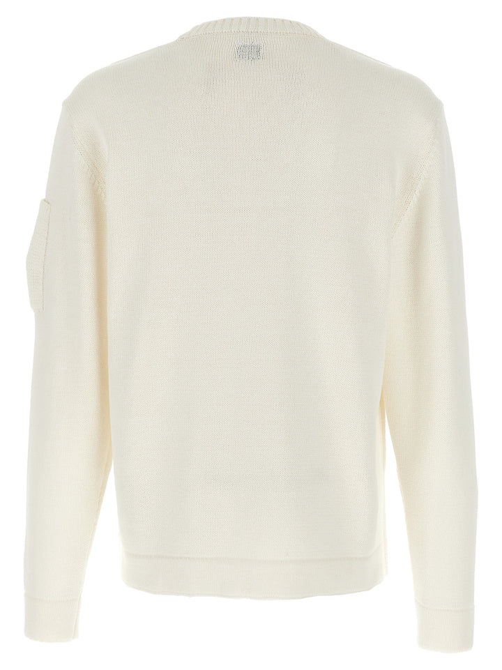 C.P. Company Mercerized Cotton Sweater Sweaters and Cardigans - White | ede60fe015225920bcf8be21d4f7c73500127135