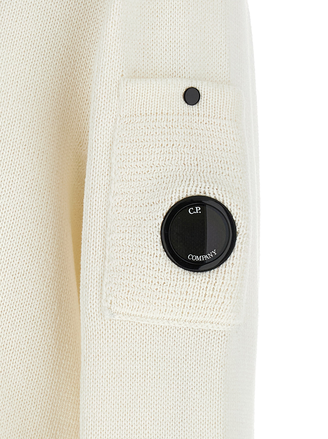 C.P. Company Mercerized Cotton Sweater Sweaters and Cardigans - White | f9ff3e5bbfe70600dca0480684ea8d95278dc632