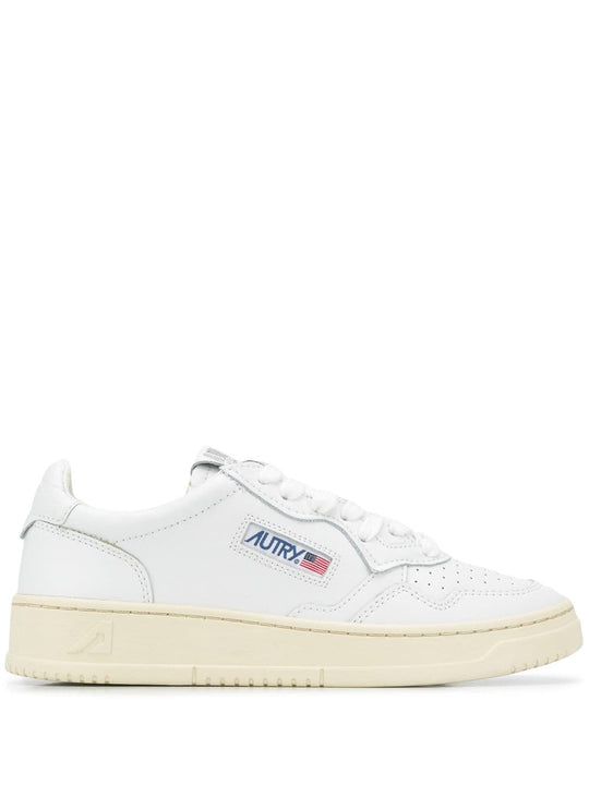 Medalist Low Sneakers In White Leather
