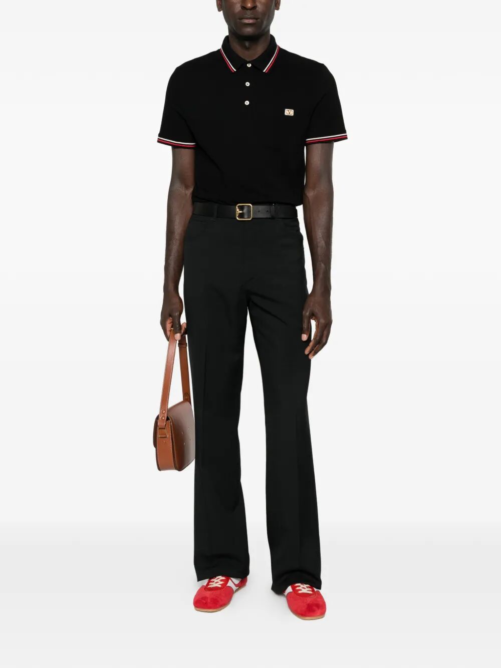 Valentino Garavani Polo - Black | 5c82c37088bf22b70b4e91190b7bfe5b096293e0