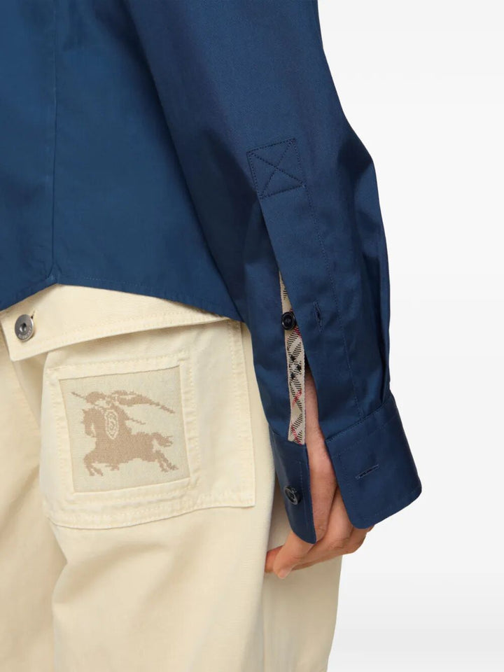 Burberry London England Plain - Blue | d529d756b876497c7f096bbbd16f5871267fa7df