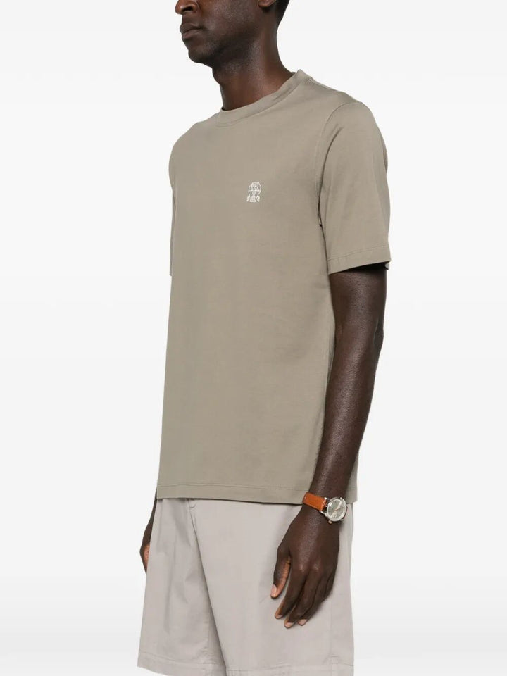 Brunello Cucinelli T-shirts - Green | afc5946fc29d31b9d8a719c04d79f1c66eac7a62