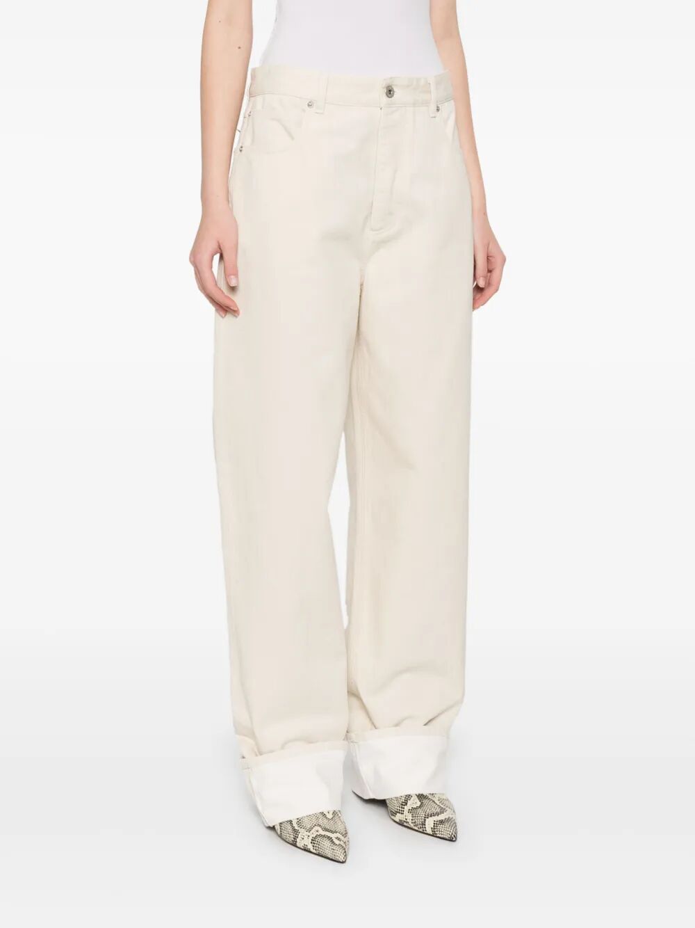 Bottega Veneta Straight leg - Nude & Neutrals | 6898cf5058869054d2e43a6ceafc7cbf3499da22