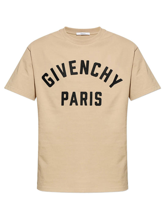 Givenchy Paris Embroidery Cotton T-Shirt