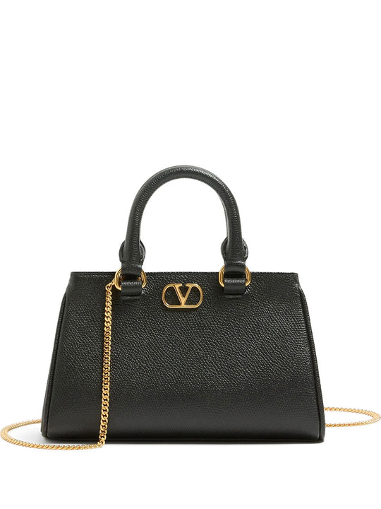 Vlogo Signature Mini Bag In Grainy Leather