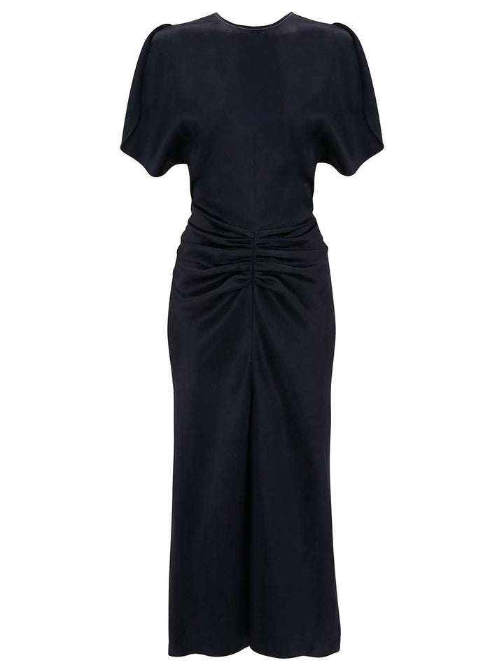 Victoria Beckham Midi dresses - Blue | 0b27de52e592e08cc7b7af52fa5314562afe2a5e