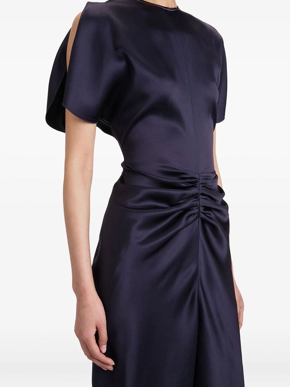 Victoria Beckham Midi dresses - Blue | 521d5c8d6fe6de0c8c3bbef79d6e97e6fc2c524f