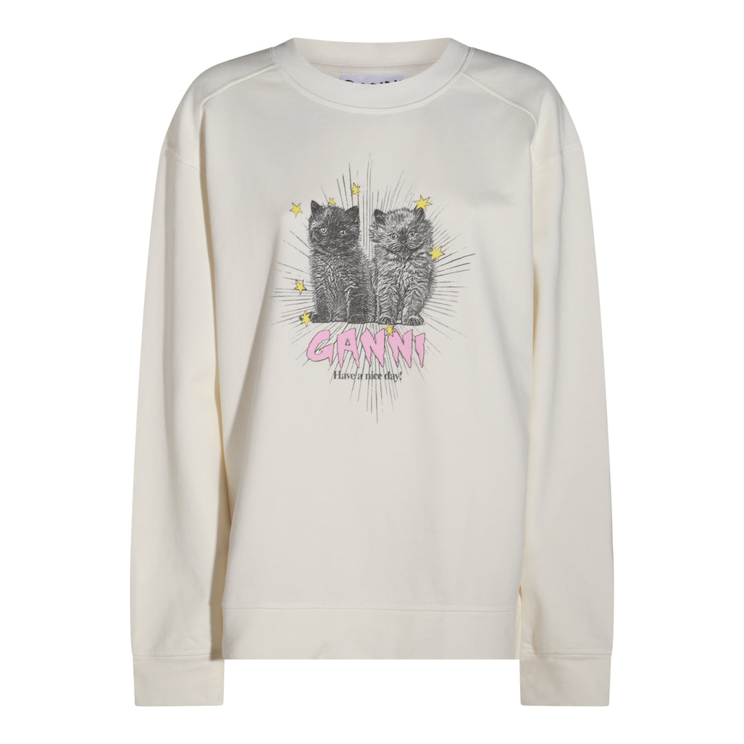 Ganni Sweaters - Egret | a2c48dd4631fdd9bde2fc3b0c04248f2aa00d4ac