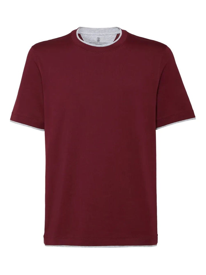Brunello Cucinelli T-shirts - Red | ac57e429ea2186c96771dc243250237c272129a5
