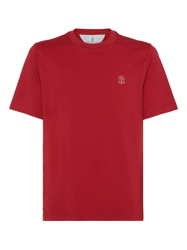 Brunello Cucinelli T-shirts - Red | 23f063d6715aa18b16b00c39d8f43b3f9db2c43c