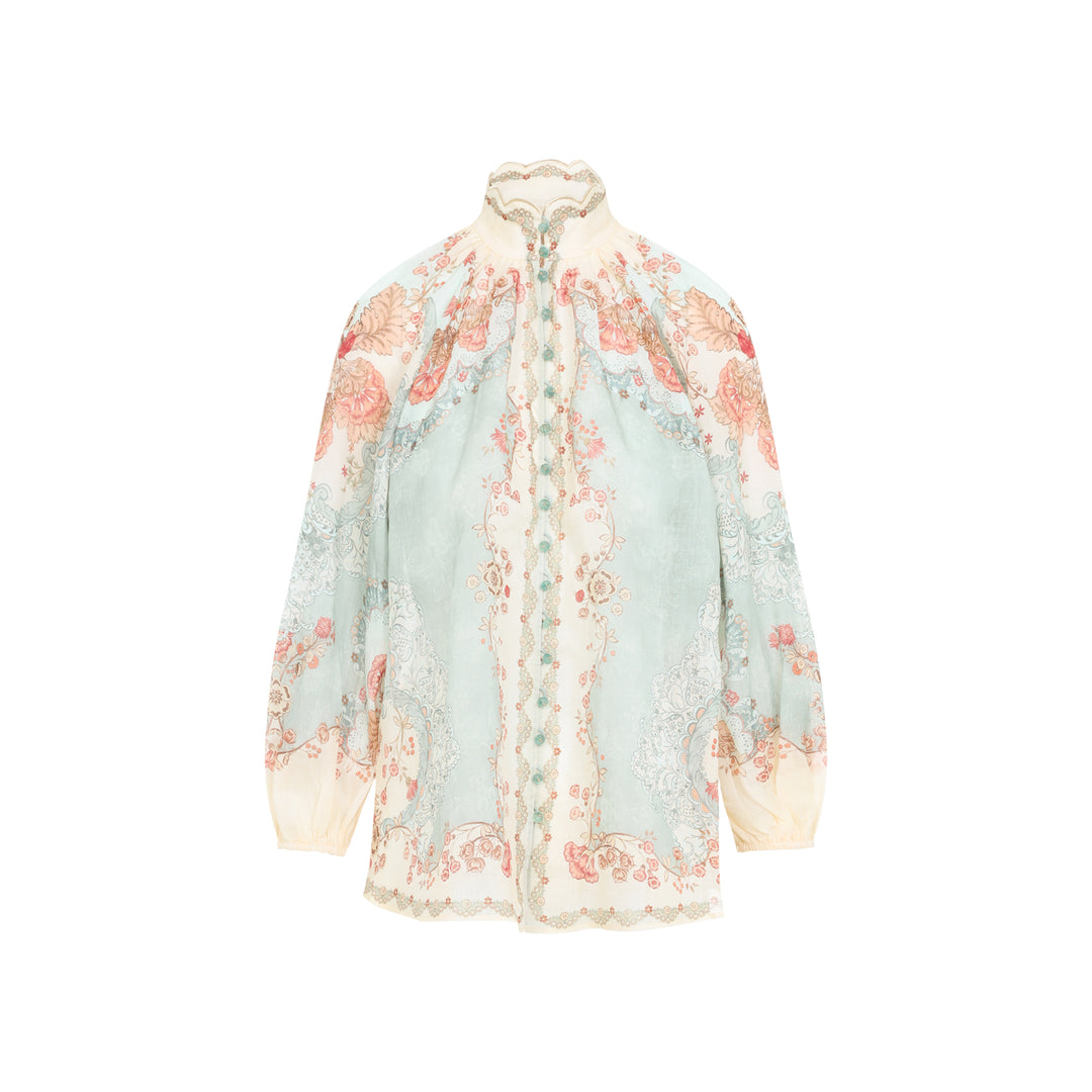 Zimmermann Blouse - Green | 9ed52cf4be46a546c65ed7ef61c947e958639f55