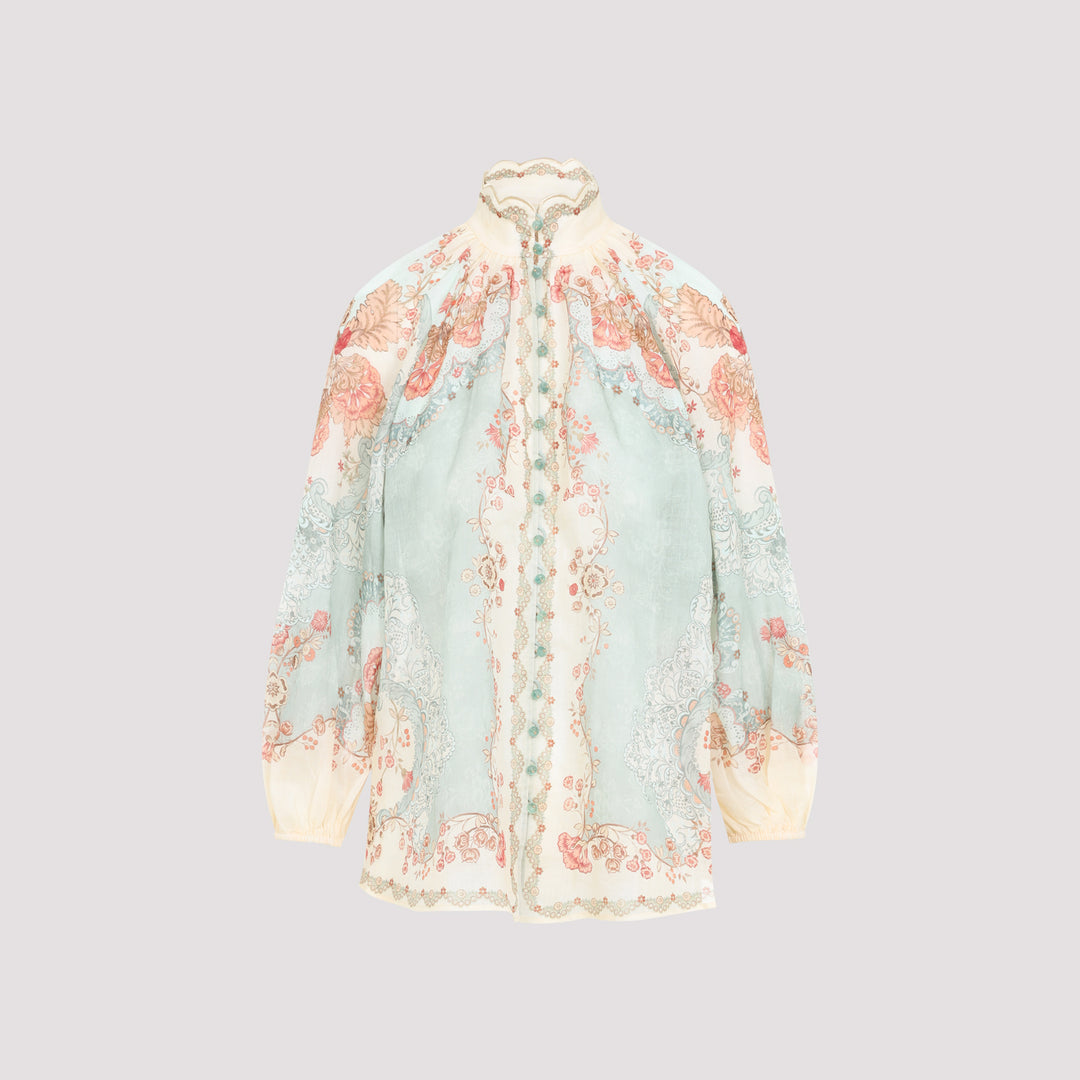 Zimmermann Blouse - Green | 90f9bf7faa9b5c7f6c1fb2d5cc9b2c96b7349ee3