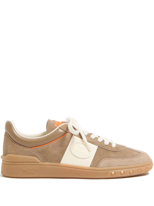 Upvillage Split And Nappa Leather Sneakers
