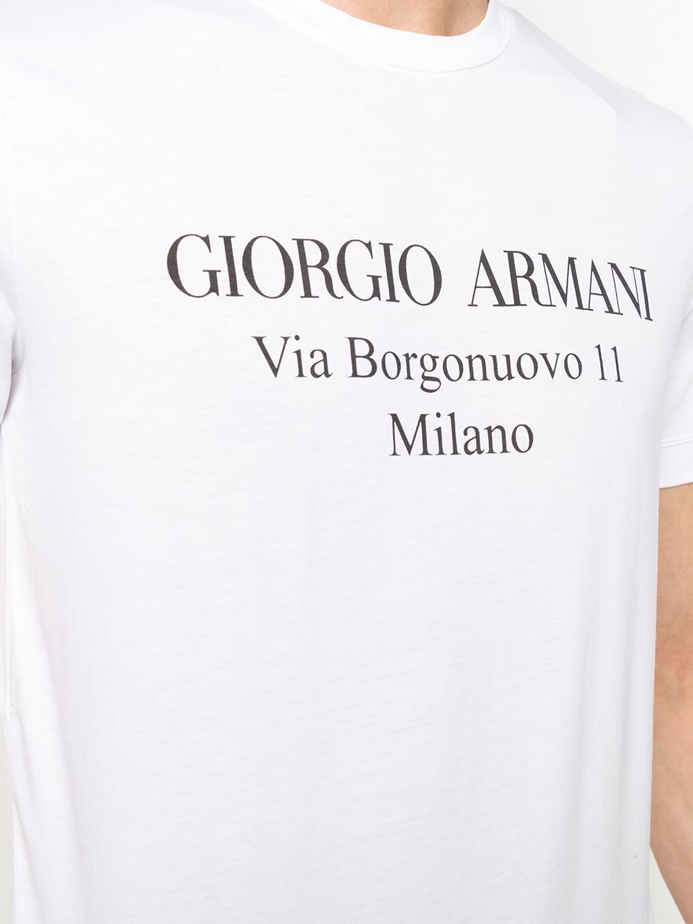Giorgio Armani T-shirts - White | 0f2f4504b45c3780ff4289a6e8a1929038327bf3