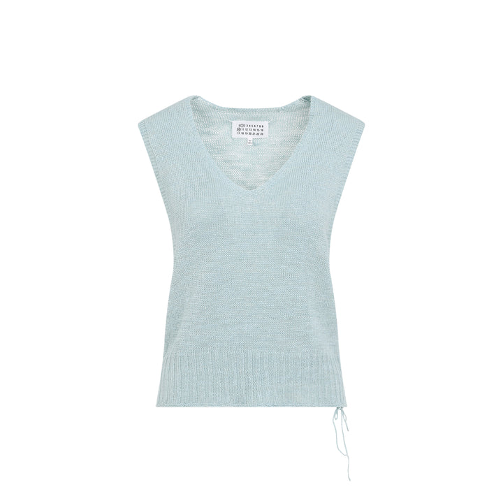 Maison Margiela Tops - Blue | d308127db984b281e7cd4dfbb630c68aa63053d7