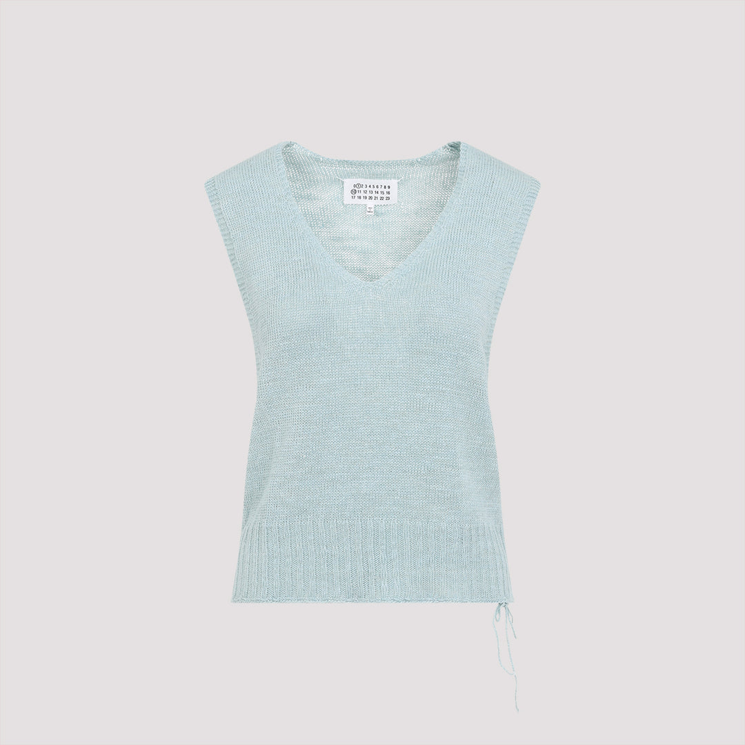 Maison Margiela Tops - Blue | 8e35fc1f24dfc363889ee09ed532b25c6aa6b42e