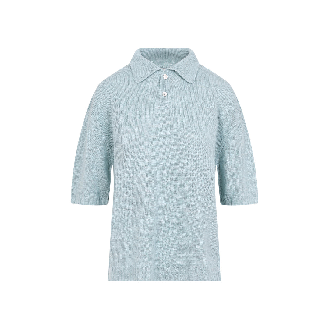 Maison Margiela Polo - Blue | ae426b75b013eb417dd7e1eb710bdb22364f56b1