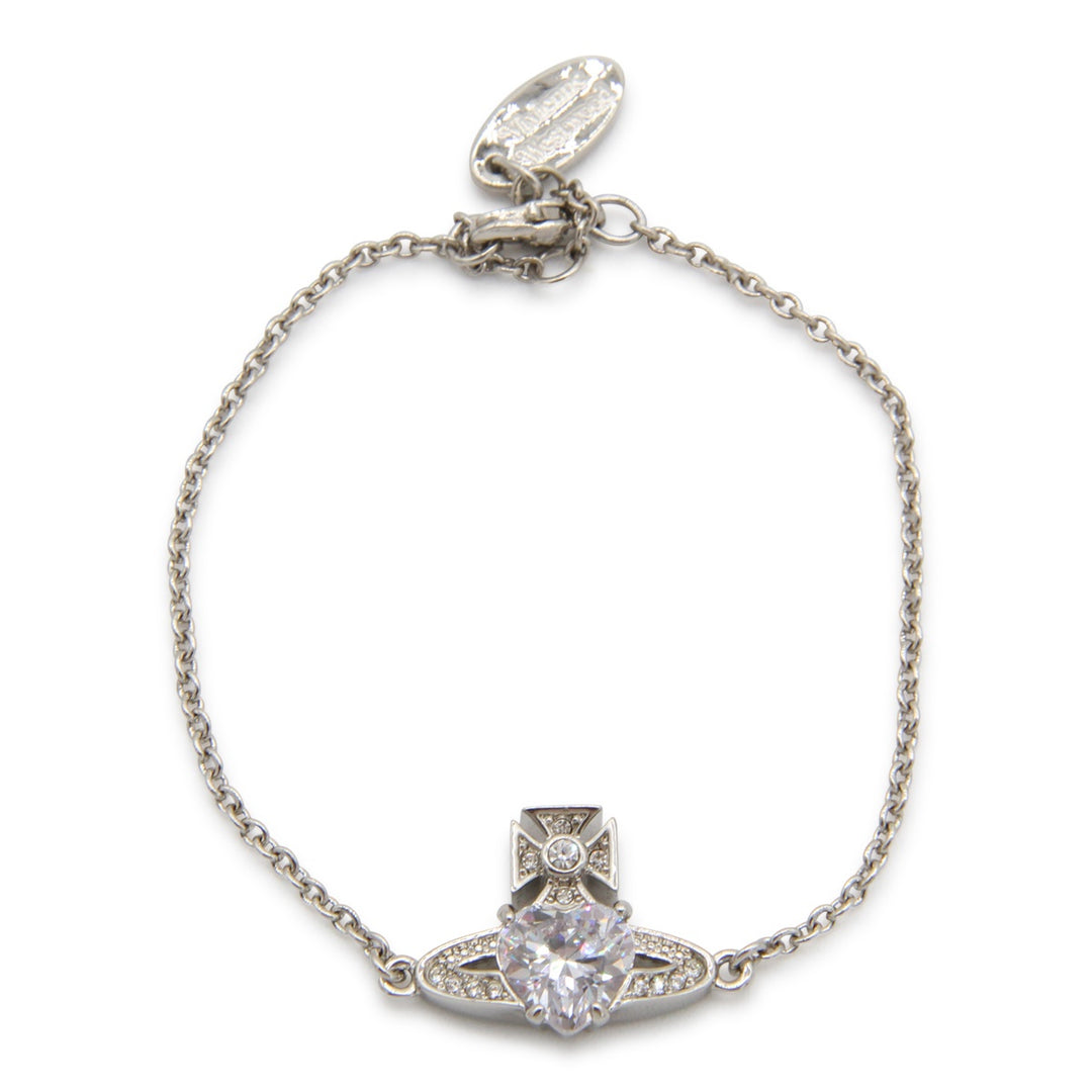 Vivienne Westwood Bijoux - PLATINUM/WHITE CZ/CRYSTAL | 2eb7b34114ab5e14a2145fe24099d072e4ff1b90