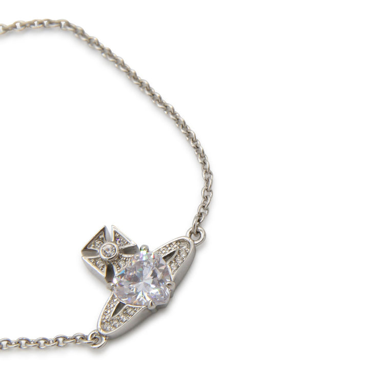 Vivienne Westwood Bijoux - PLATINUM/WHITE CZ/CRYSTAL | 70f3a0320219d706e83a95c5dc58f2ee4e7a3f4e