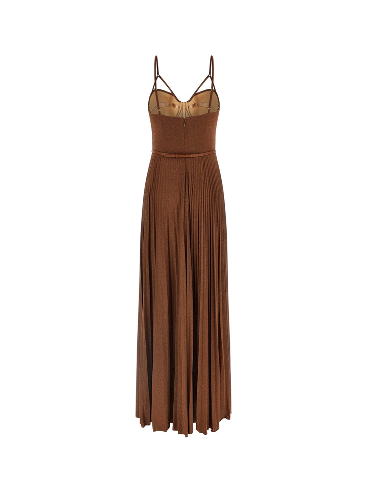 Elisabetta Franchi Dresses - Brown | c9fbdbbec337fc4012e801aff6bf8f651cbb369f
