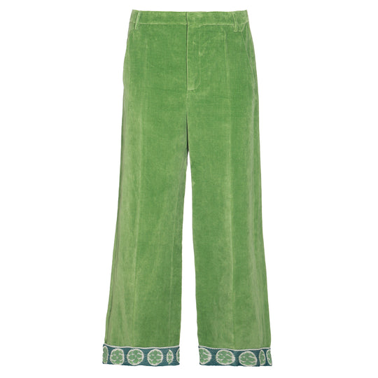 Trousers Blue And Green
