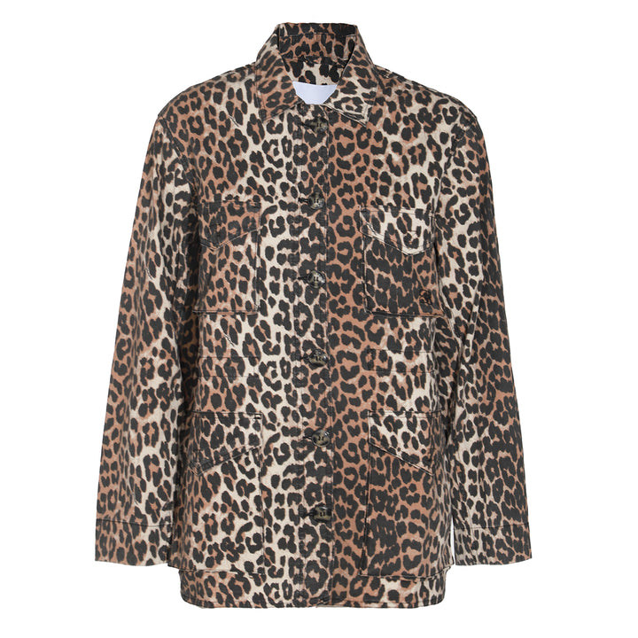 Ganni Jackets - ALMOND MILK | 37f08f94e28ccaec00acb5e91031401a06a5ac53