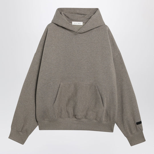 Taupe Cotton Fleece Hoodie