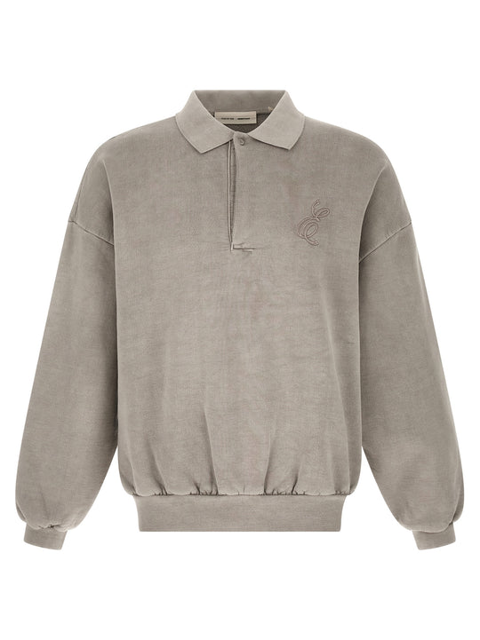 Classic Fleece Polo Gray