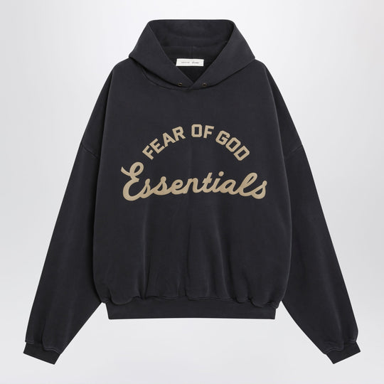 Training 90s Black Cotton Fleece Sweatshirt